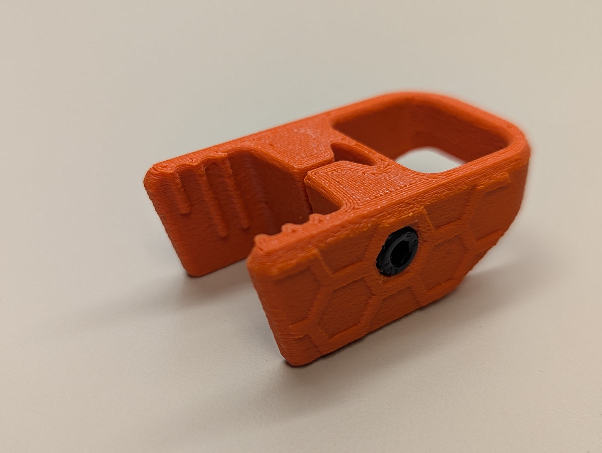 S&W 22A Charging Ring orange hex side