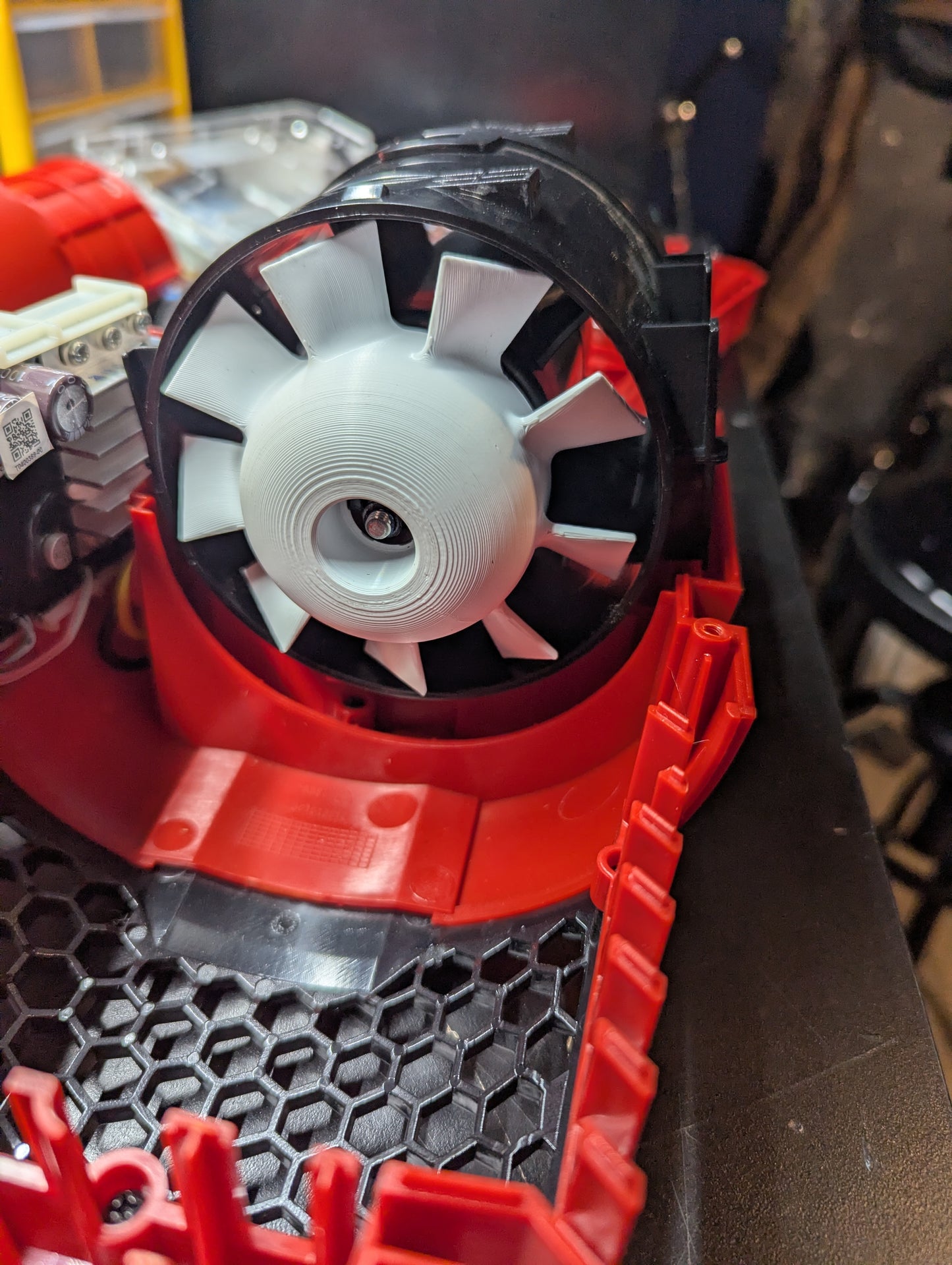 Toro 60V Max Leaf Blower Replacement Impeller Model 51820 installed