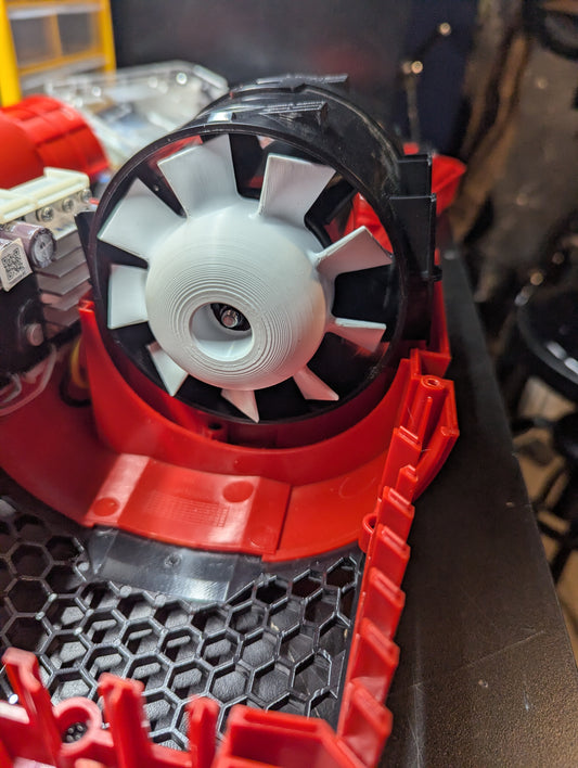 Toro 60V Max Leaf Blower Replacement Impeller Model 51820 installed